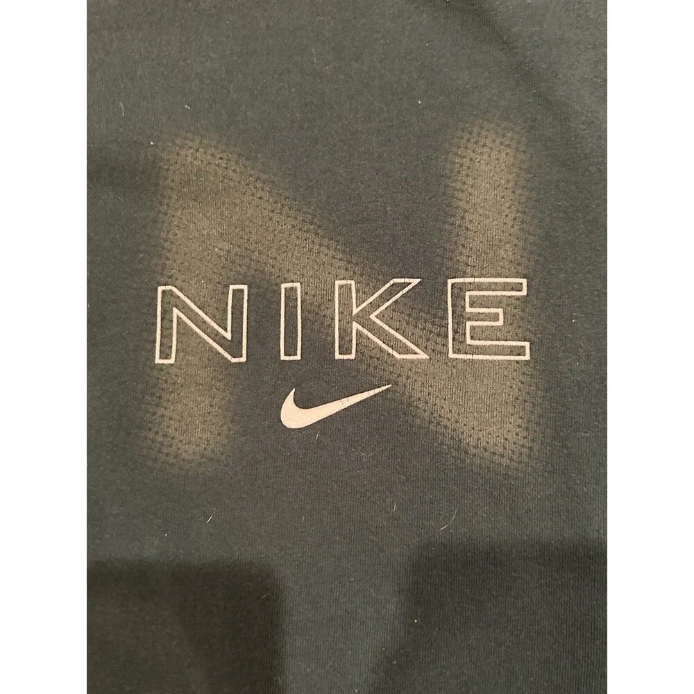 Vintage‎ 90s Nike Crewneck Sweater Kids Large Green Long Sleeve Made in USA